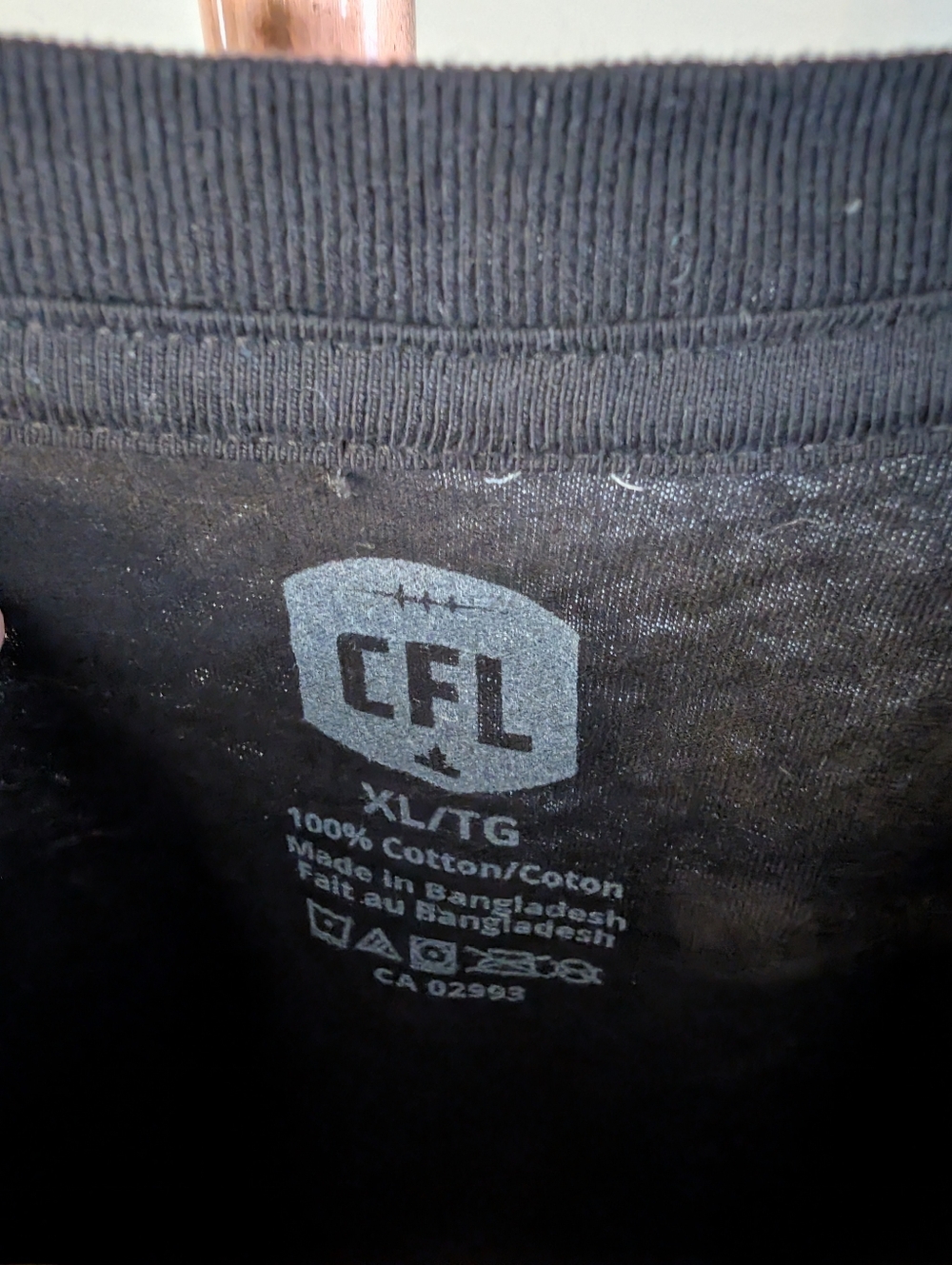*2 For 1 - DEAL* - 1996 GREY CUP Sweatshirt & Hamilton Tiger-Cats Black Tee - Picture 13 of 13